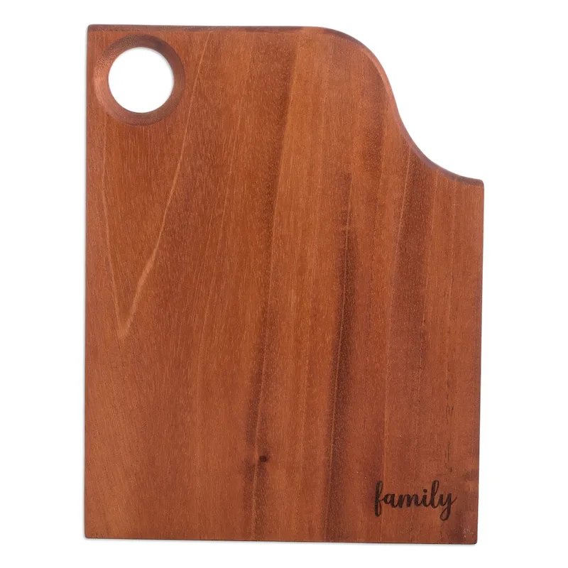 Handmade Family Delight Wood Cutting Board