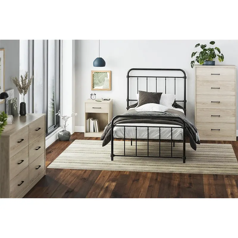 Ameriwood Home BrEZ Build Pearce Tall 5 Drawer Dresser