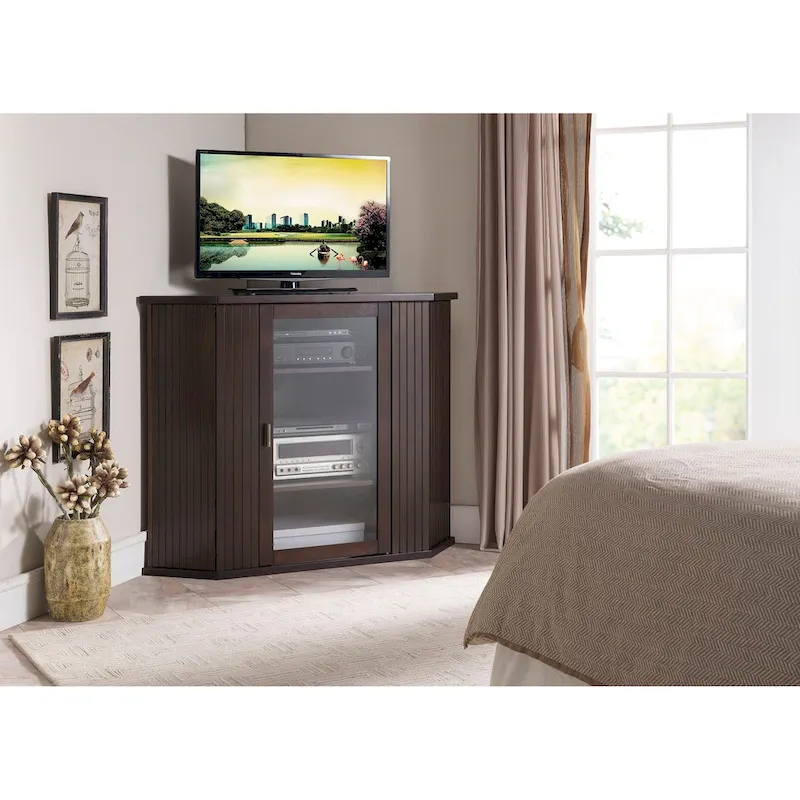 Wood Corner TV/Entertainment Center - 47 inches in width
