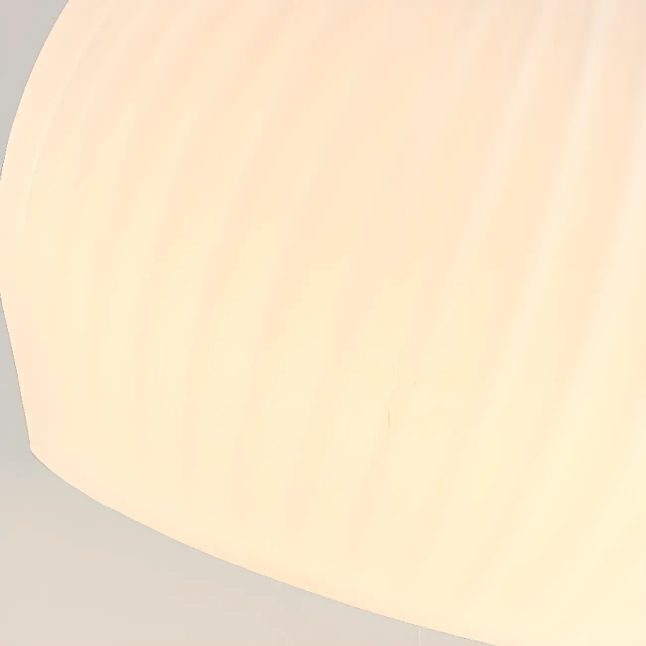 Modern Creamy 1-Light Glass Dome Semi Flush Ceiling Light