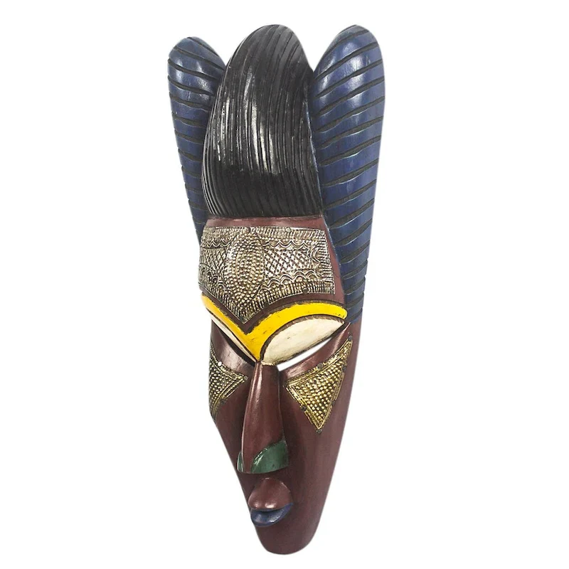 Novica Handmade Agbeko African Wood Mask