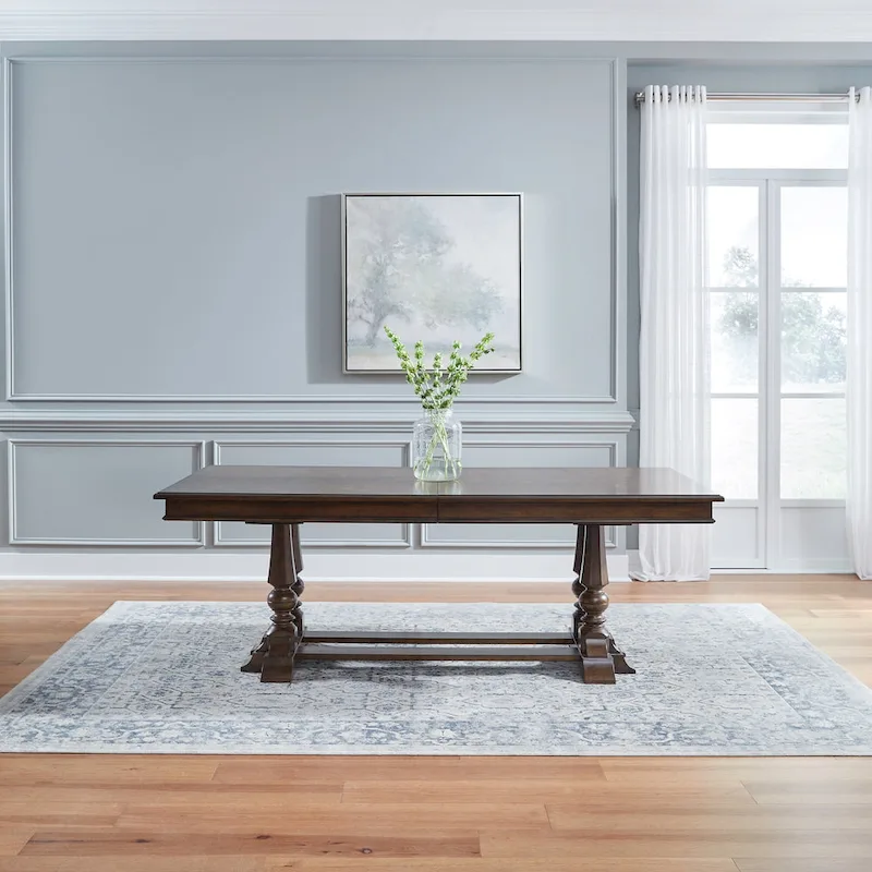 Arden Road Dining Room Trestle Table Set with Chairs Various Options