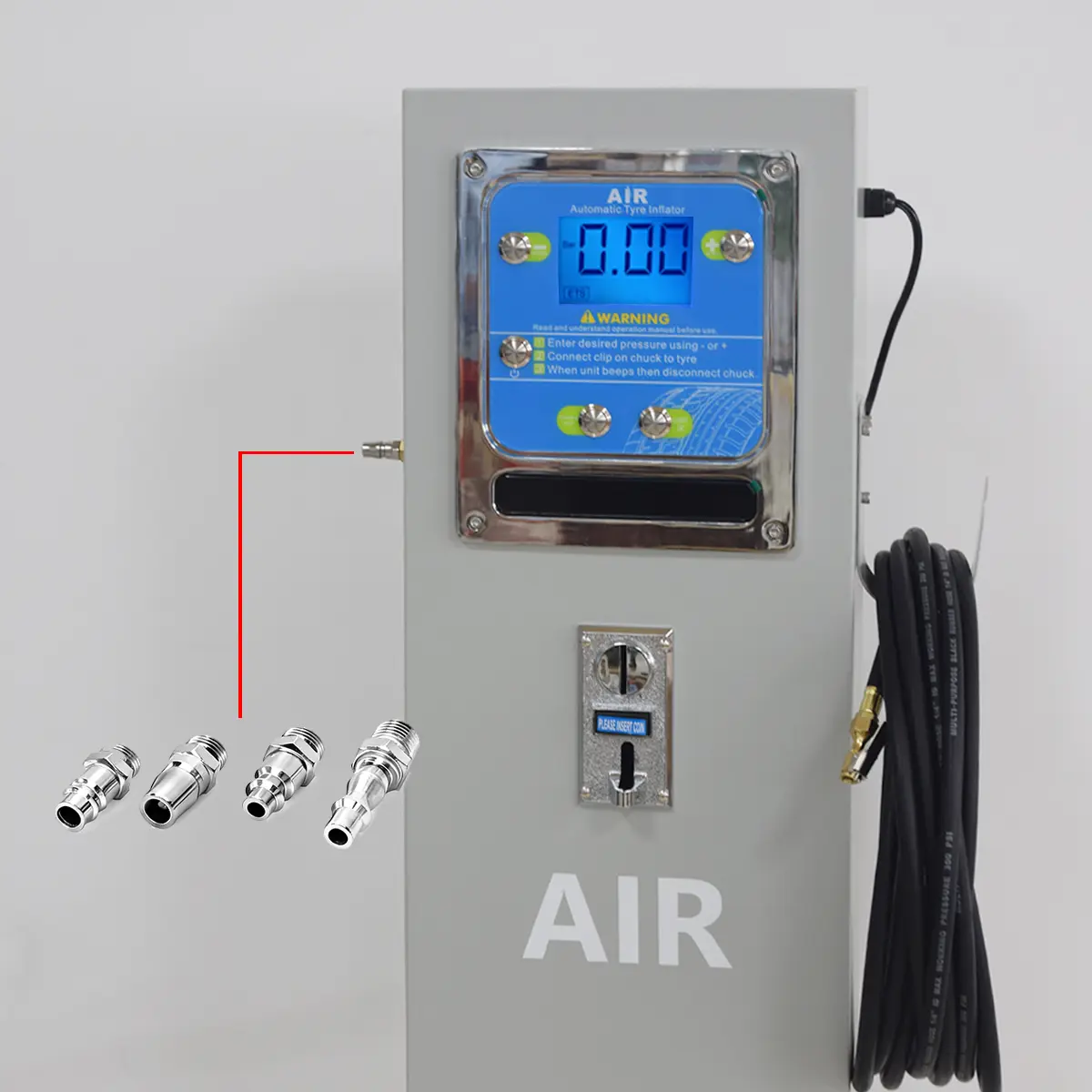 High-Speed Vertical Tire Inflator â 2-Min Inflation for Gas Station Use