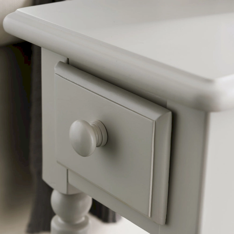 Coastal Chairside Wood Accent Table