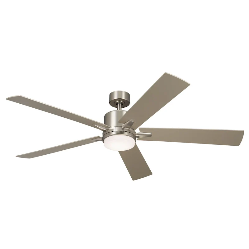 Kichler Lighting Lucian Elite XL 60 inch Integrated LED Indoor Brushed Nickel Ceiling Fan