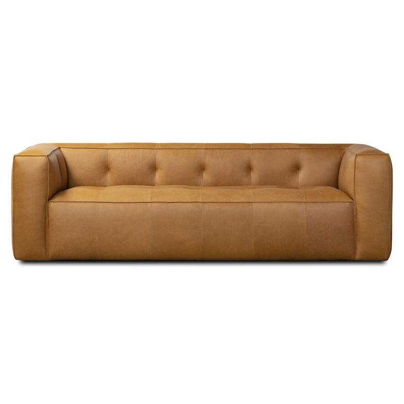 Poly & Bark Capa 92 Sofa - Full Grain Genuine Italian Leather