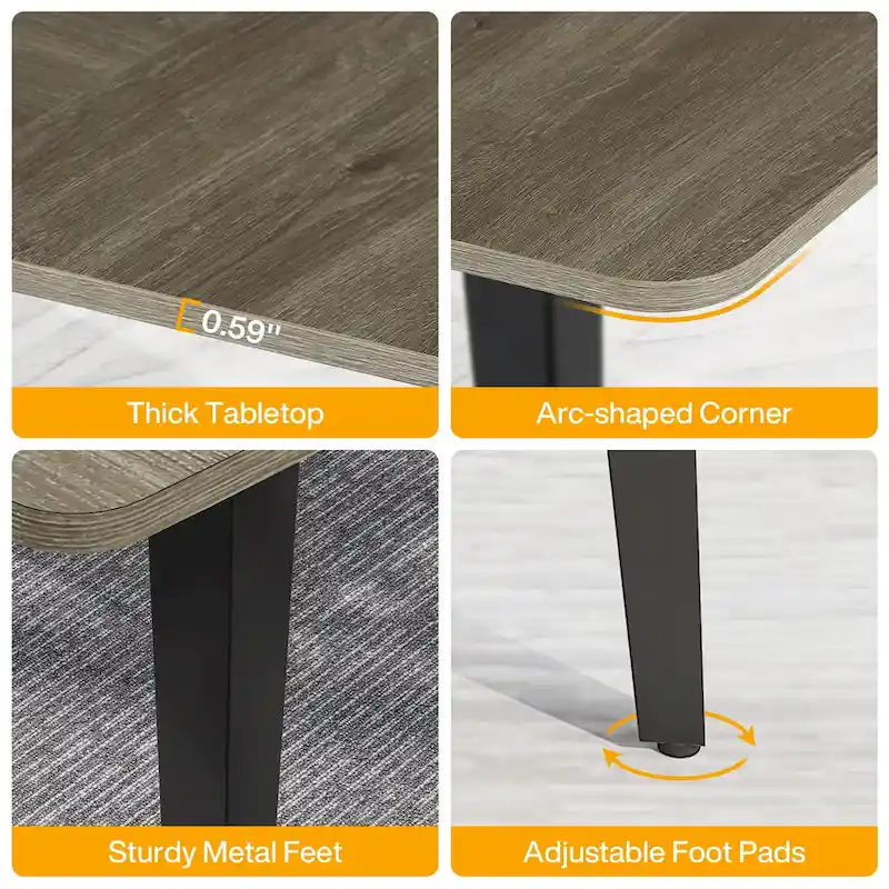 6FT Conference Table, Boat Shaped Meeting Table