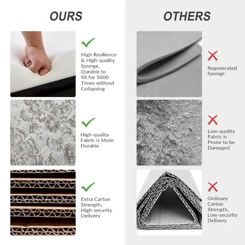 Wooden Upholstery Armchair with Nailhead Trims