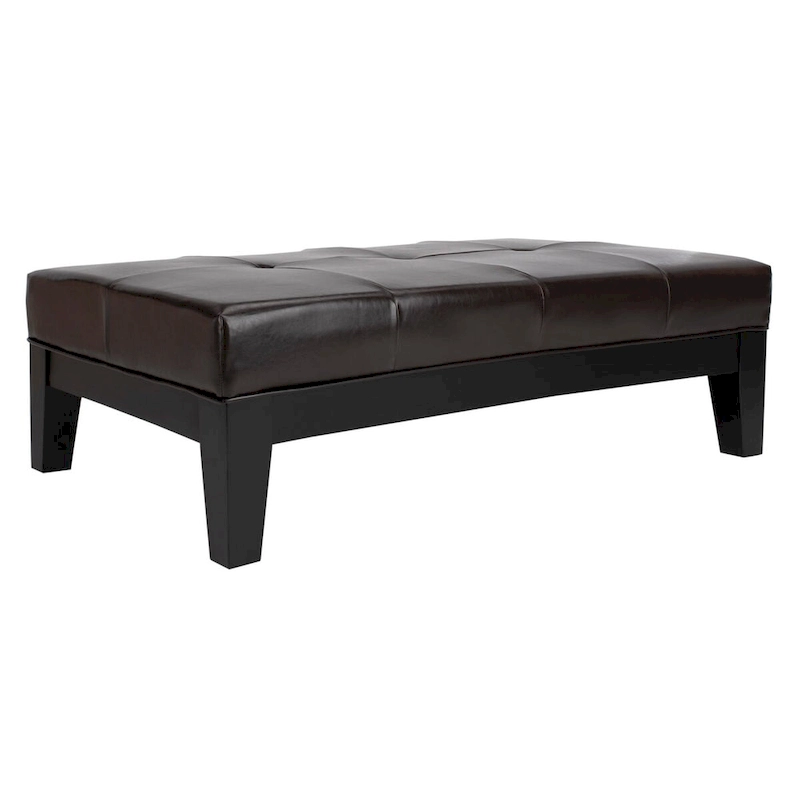 SAFAVIEH Kirsten Solid Wood Cocktail Ottoman