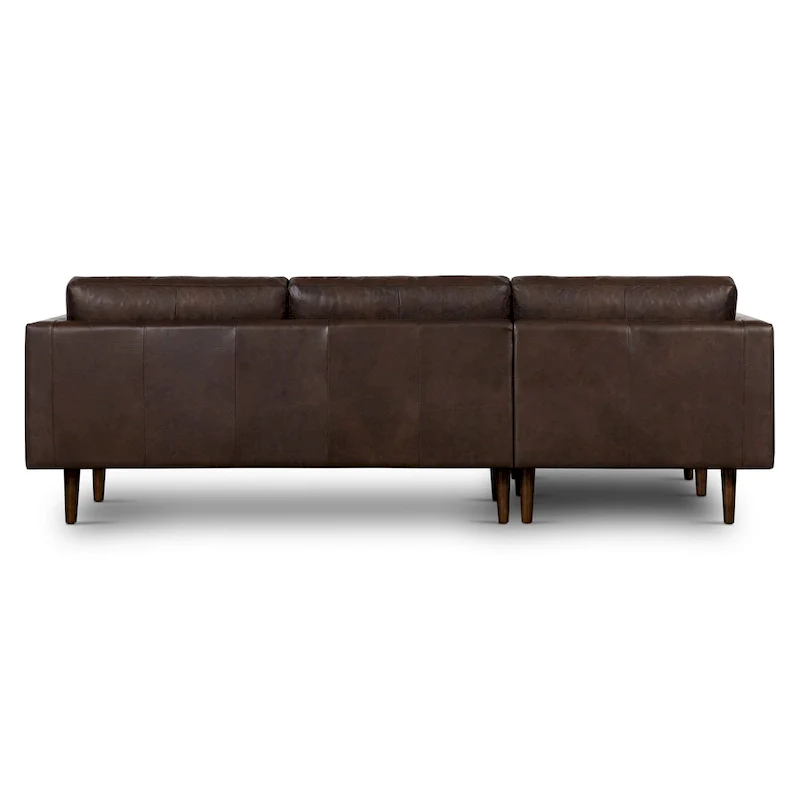 Poly & Bark Napa 104.5  Left Sectional Sofa - Full Grain Genuine Italian Leather