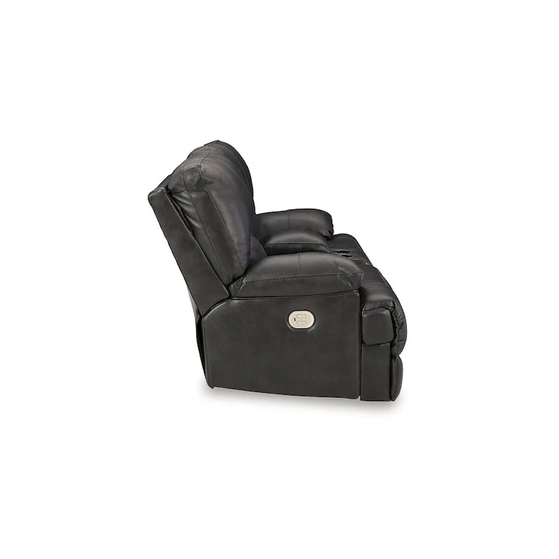 Signature Design by Ashley Mountainous Black Power Reclining Loveseat - 82W x 42D x 42H