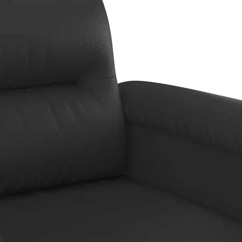 vidaXL Sofa Set Faux leather, metal, textilene, plywood