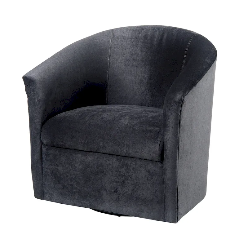 Ellery Modern Microfiber Swivel Accent Chair by Greyson Living