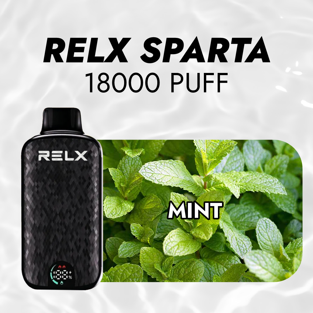 new Relx Sparta 18000 Puffs 20 Flavors