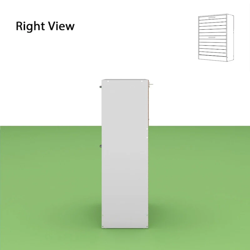 2-Drawer Shoe Cabinet, Fold-Out Drawers, Waterproof MDF, 8-12 Pairs, 22.4