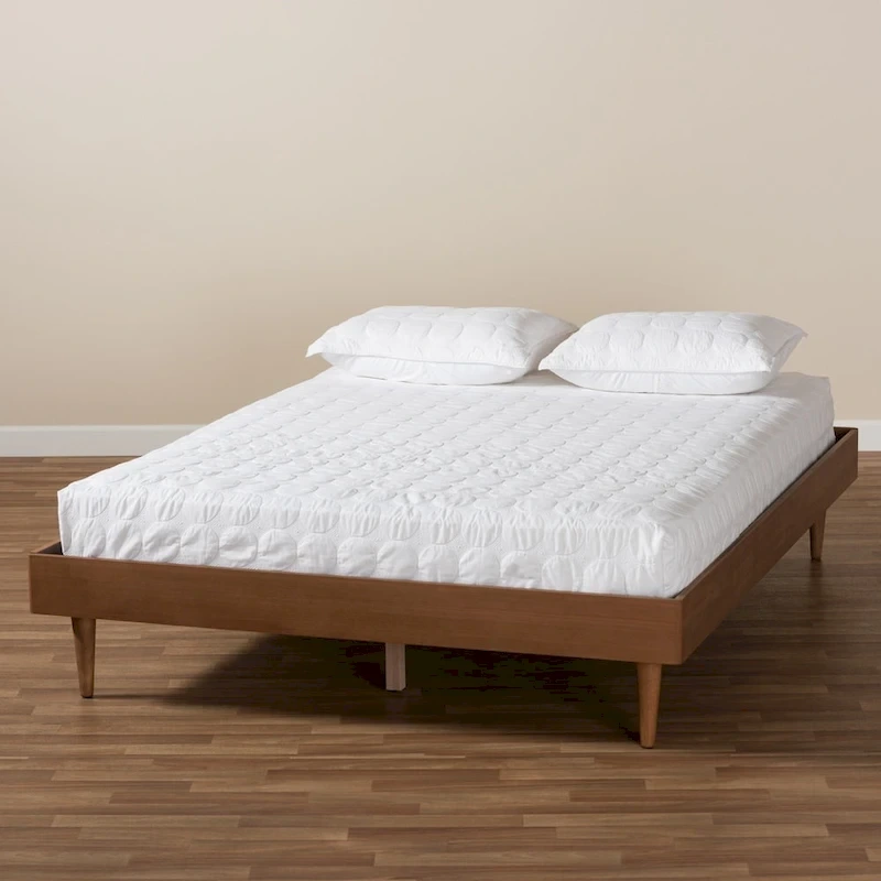 Carson Carrington Banga Mid-century Modern Wood Bed Frame