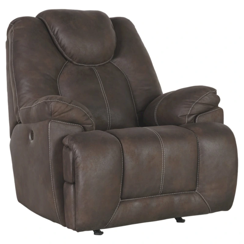 Warrior Fortress Contemporary Power Rocker Recliner Coffee