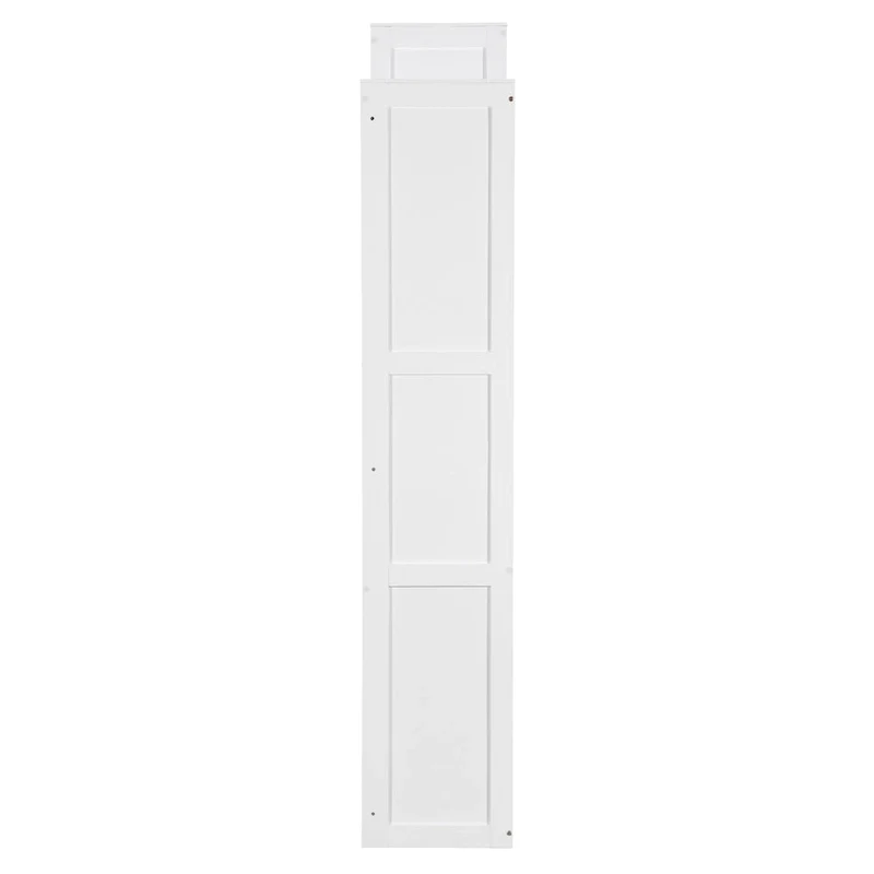 All-in-one Murphy Bed with Desk, Vanity and Wardrobe Queen Folding Bed