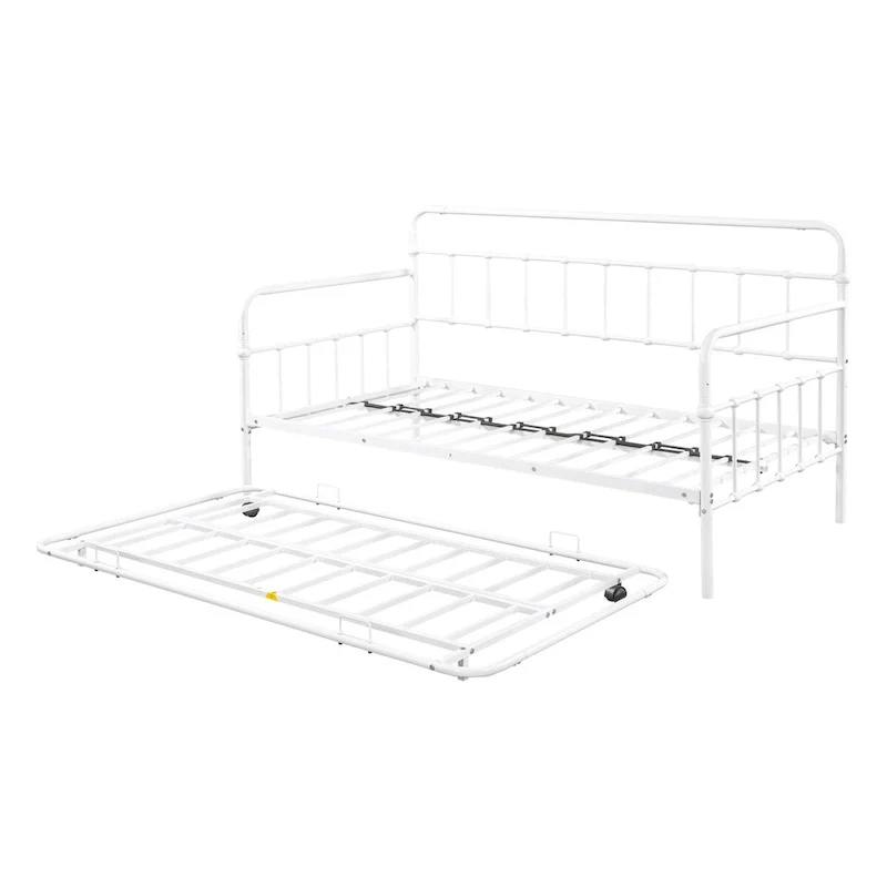 Metal Frame Daybed with trundle