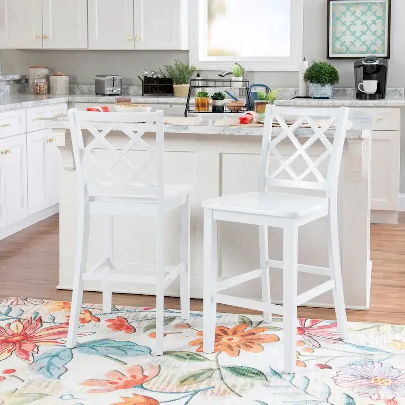 Counter Height Solid Wood Dining Bar Stool