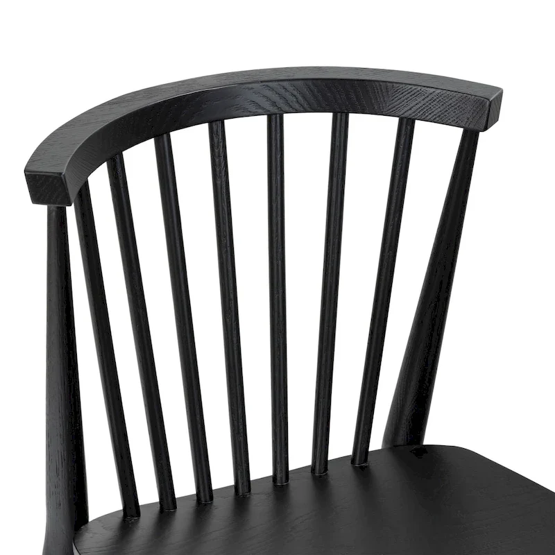 Poly & Bark Ligna Dining Chair - Spindled Bark with Solid Wood Frame