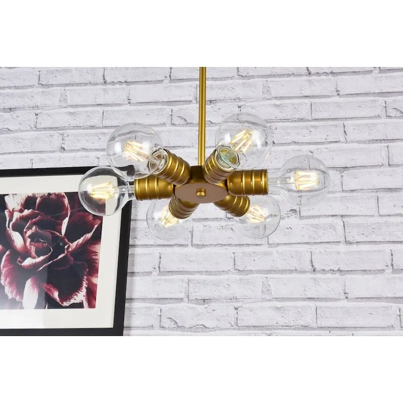 Rosie 6 Light Pendant - 9 Inch