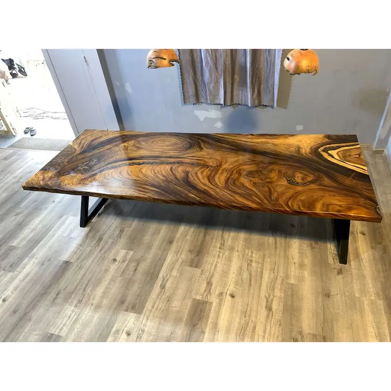 Sundaland 118  Large Slap Live Edge Dining Table