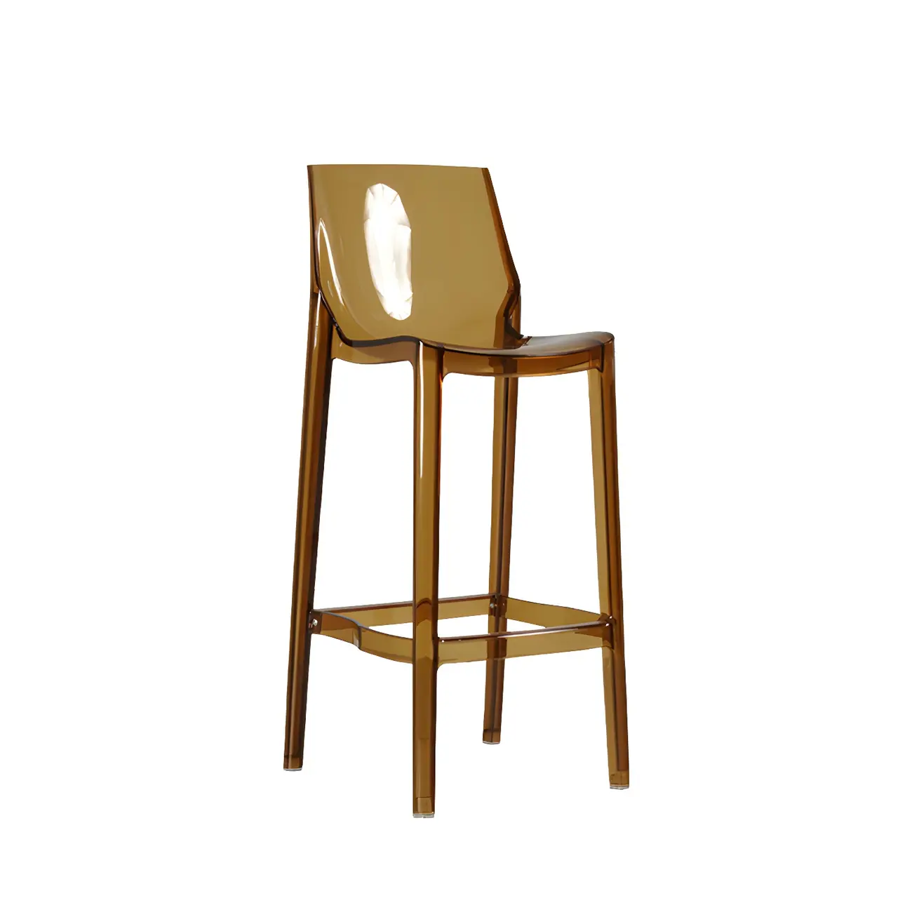 Modern Acrylic Vibrant Durable Colourful Sleek Bar Stool