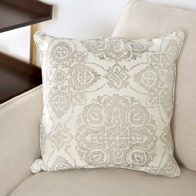 Gami Transitional Linen Fabric Skirted Sectional by Furniture of America