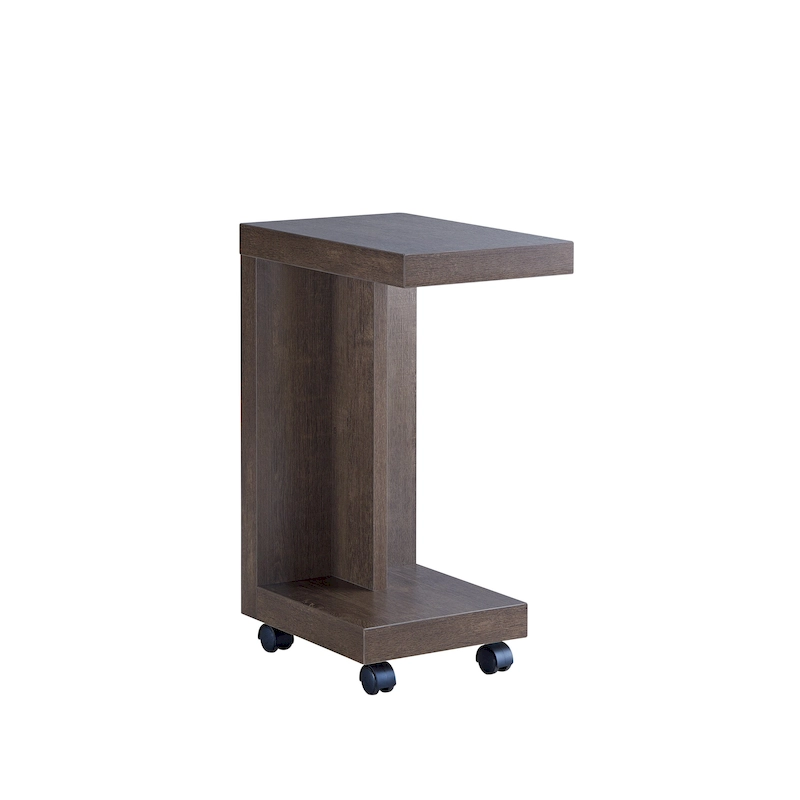 Otis Modern Mobile 18-inch 1-Shelf Side Table by Furniture of America