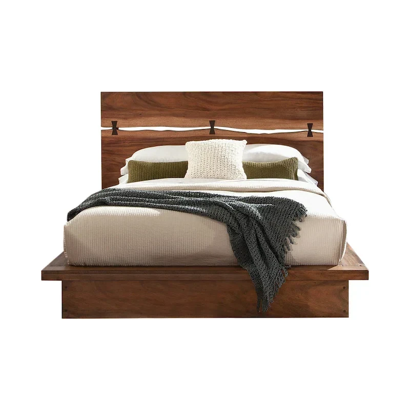 Bed in Smokey Walnut And Coffee Bean