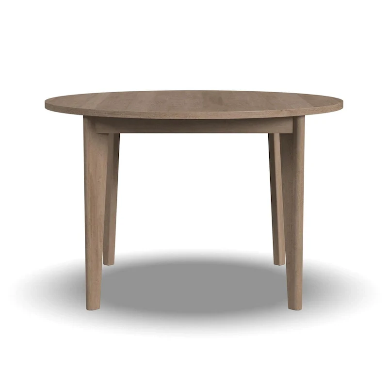 Brentwood Brown Wood Round Dining Table - N/A