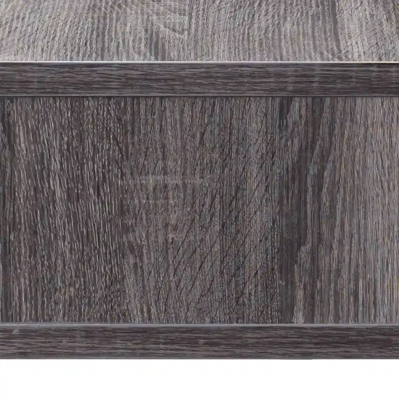 DH BASIC Wall-Mounted Gray 60 Open Shelf TV Console by Denhour