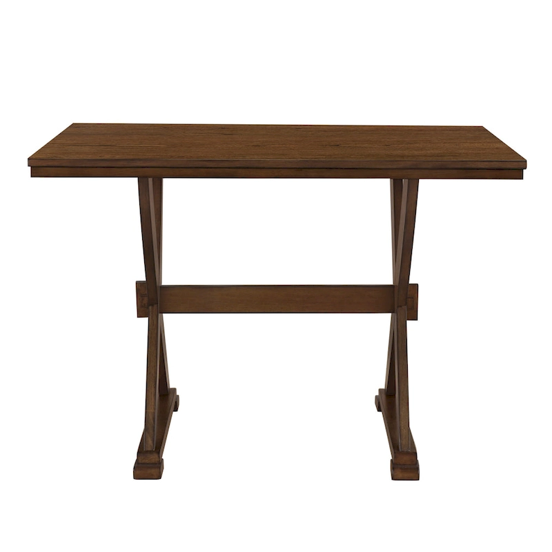 Mid-Century Wood 5-Piece Dining Table Set