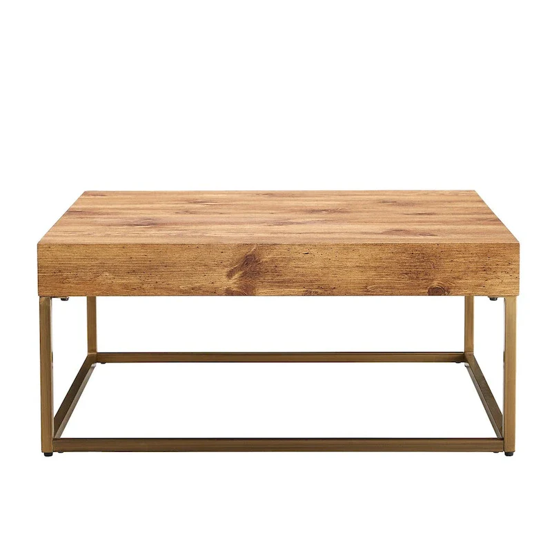 Naturally elegant wooden coffee table