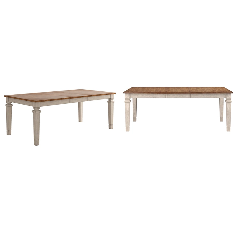 Vikos Solid Wood 64-82 Extendable Dining Table
