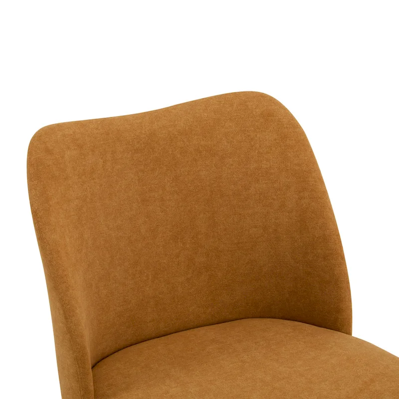 Fabric Upholstered Dining Chairs (Set of 2)