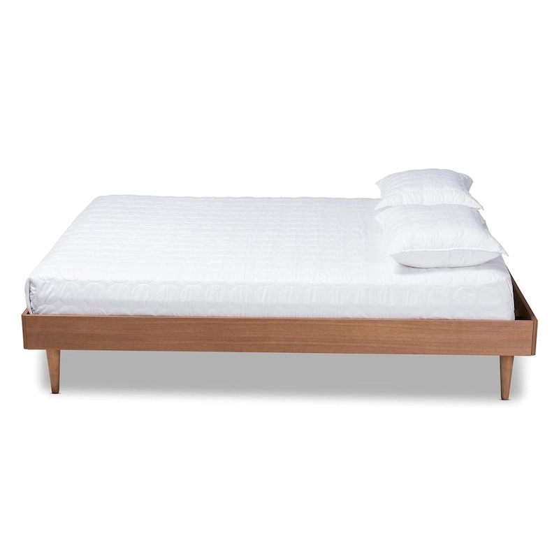 Carson Carrington Banga Mid-century Modern Wood Bed Frame