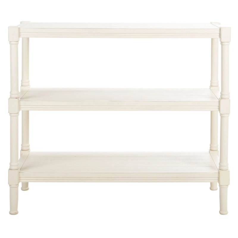 SAFAVIEH Olevia 3-Shelf Console Table - 33.8 W x 13.8 L x 29.5 H - 34Wx14Dx30H