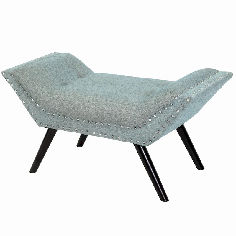 Christopher Knight Home Rosalynn Tufted Fabric Ottoman Bench  Stylish and Multi-Functional