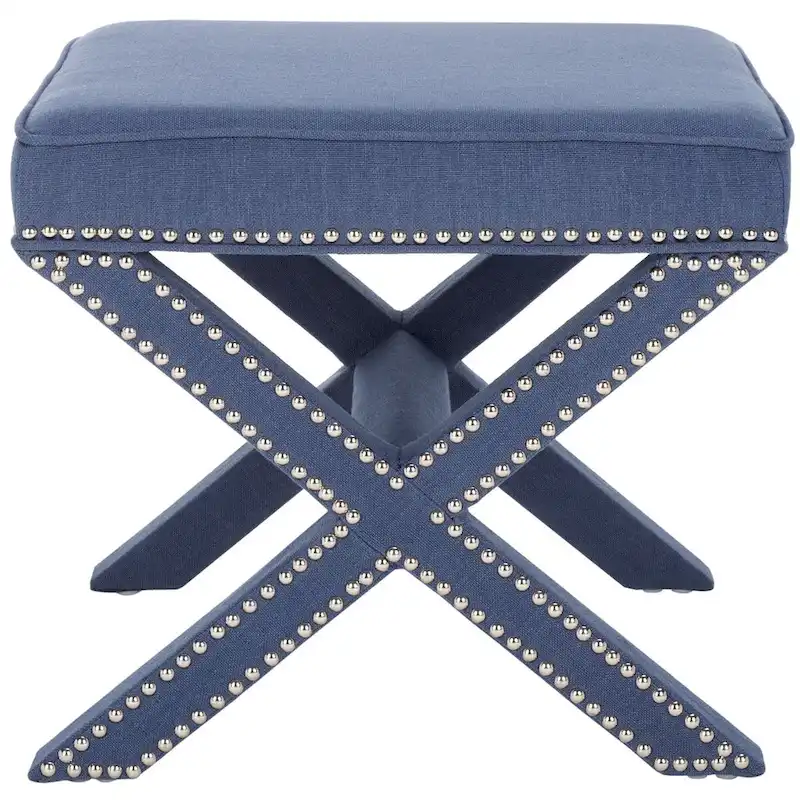SAFAVIEH Shavonne X-Bench Ottoman