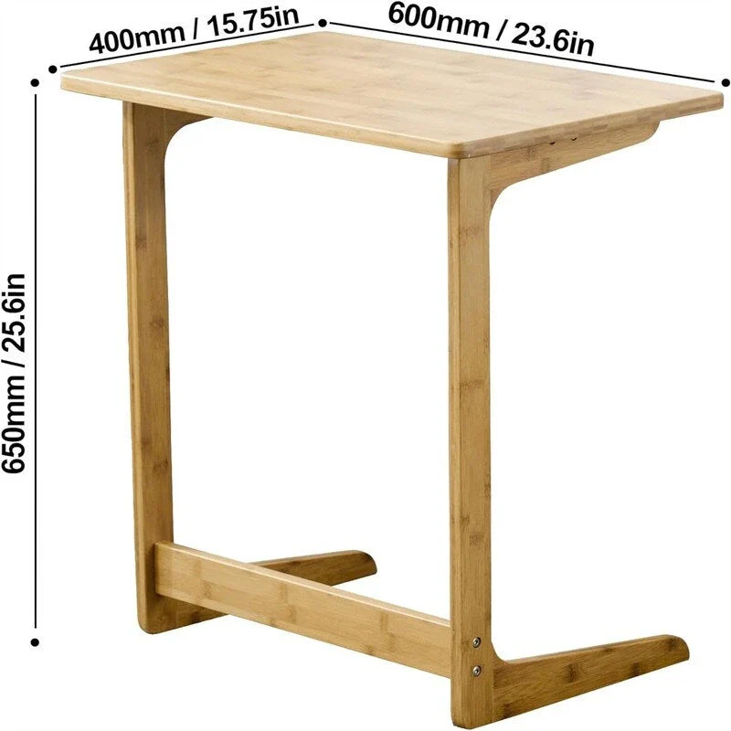 Table C Shaped end Table - 15.75D x 23.6W x 25.6H