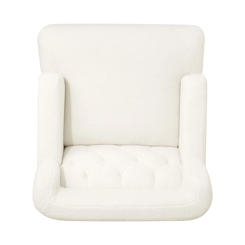 Nabo Modern Fabric Accent Chair with Cushion Back by Christopher Knight Home