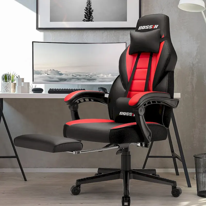 Racing Style Gaming Chair,300 lbs Big and Tall gamer chair High Back Computer Chair