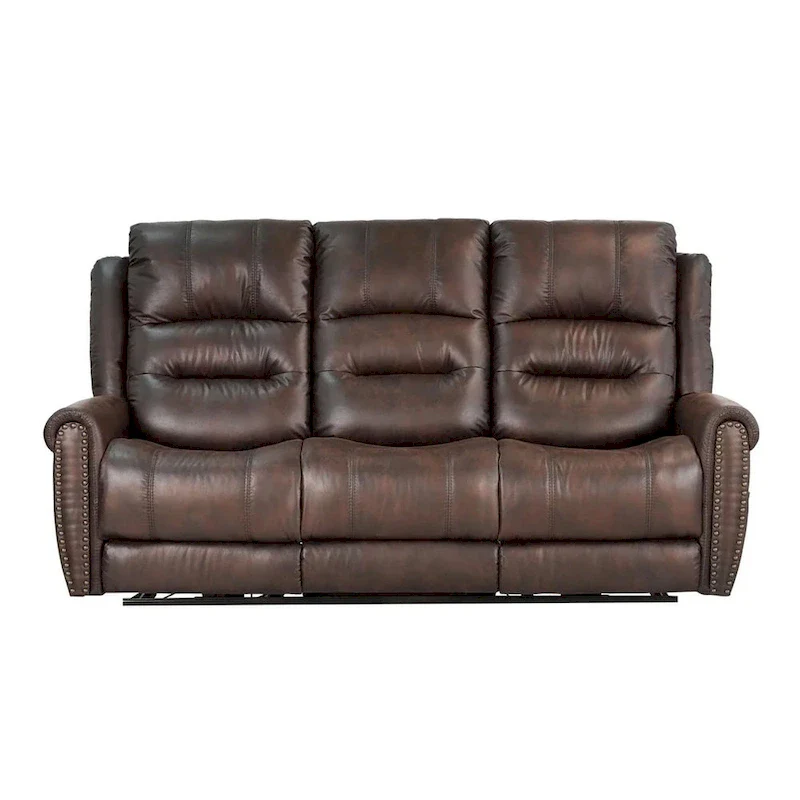 Power Sofa Loveseat Recliner Adjustable Headrest High Back Nailhead