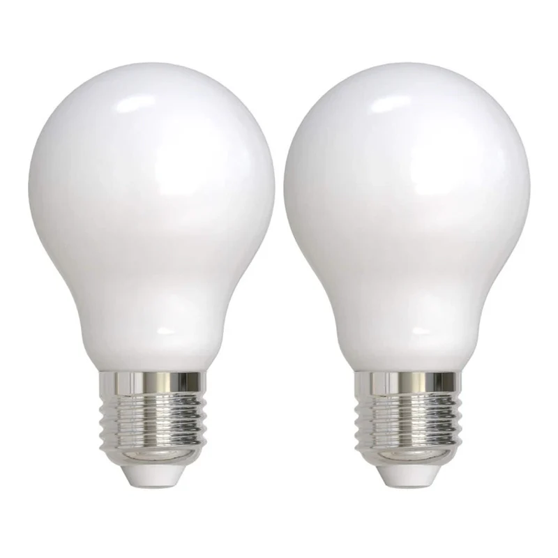 Bulbrite Pack of (2) Dimmable A19 Medium (E26) LED Filament Bulb