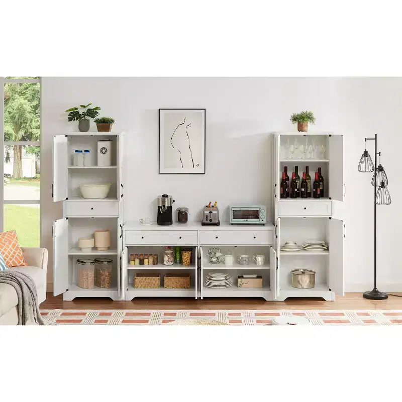 Okak Multi-functional Combination Sideboard Cabinet, Large Capacity Storage Cabinet for Living Room, Bedroom,Office Area