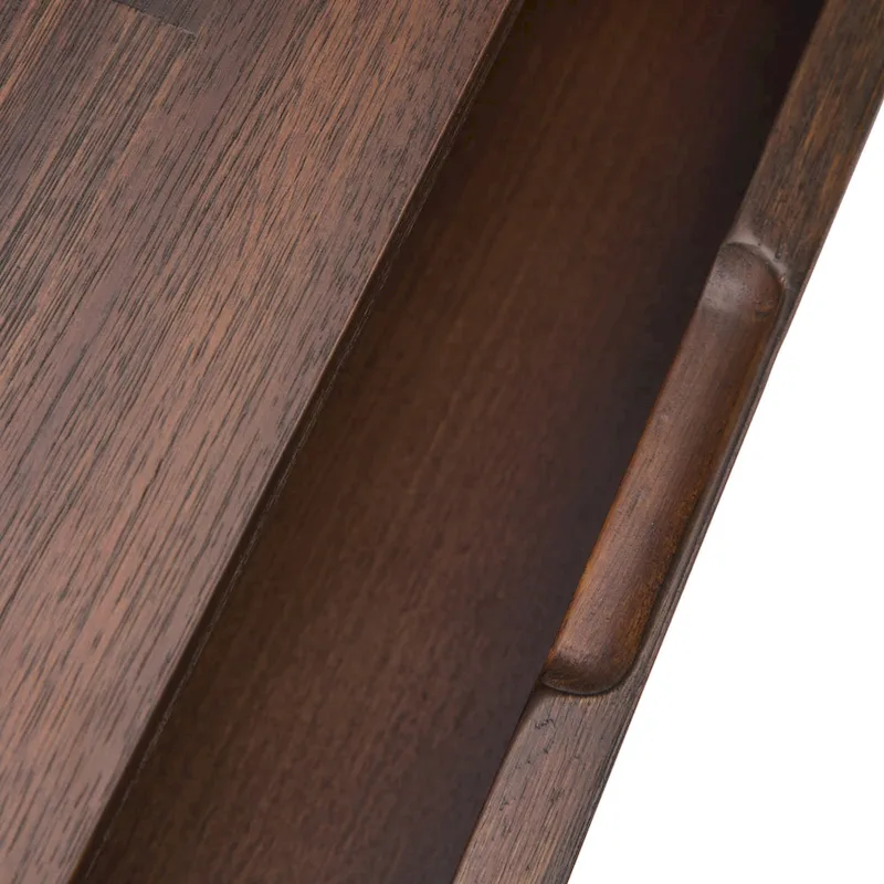 WYNDENHALL Mitchell Metal 60 inch Wide Rectangle Modern Industrial Sideboard Buffet in OAK WOOD - 60 x 17 x 30