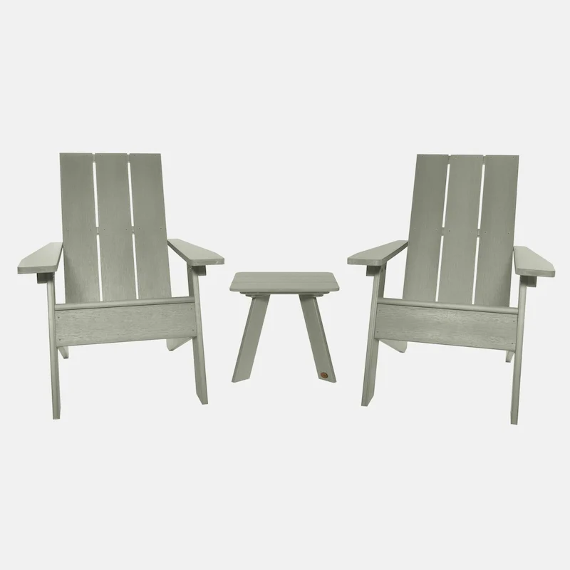 HIGHWOOD 3-piece Adirondack Chairs and Side Table Set