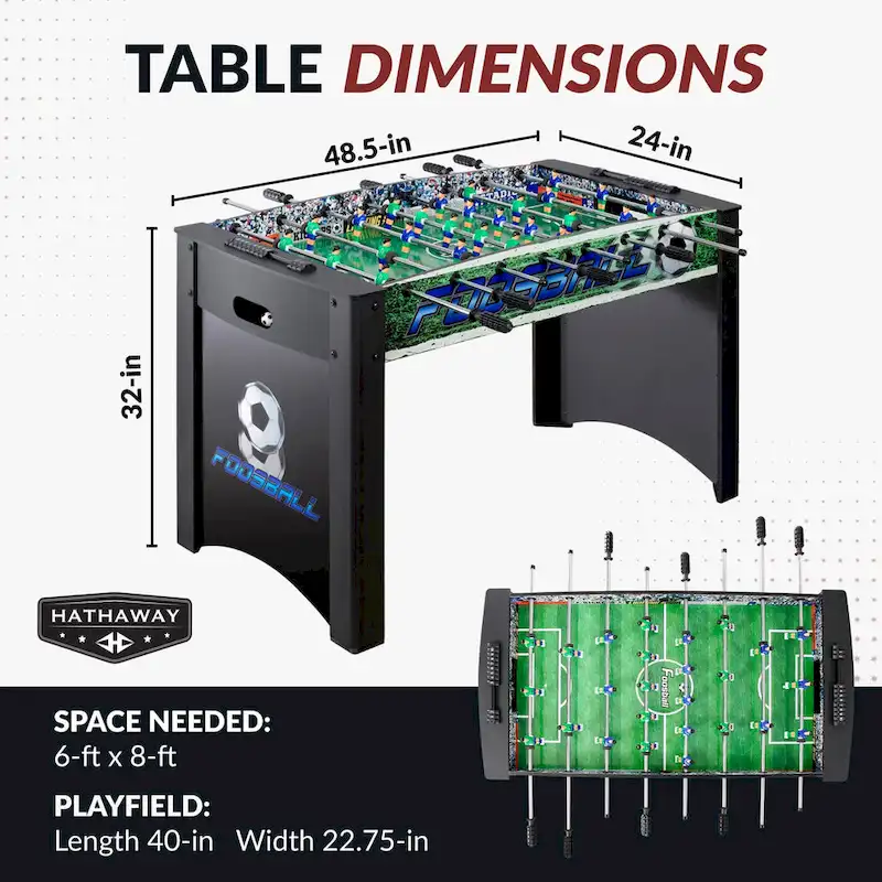 Hathaway Playoff 4-Foot Foosball Table